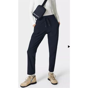Sweaty Betty Navy Explorer tapered Jogger Pants Size 10